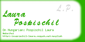 laura pospischil business card